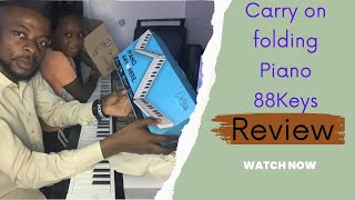 CarryOn 88 Keys Folding Piano  Review 🎹🎼 [upl. by Leamiba2]