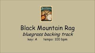 Black Mountain Rag  bluegrass backing track in A [upl. by Yenar]