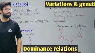 Dominance relations and Its types  incomplete codominance amp Overdominance  Class 12 Biology [upl. by Nahtad325]