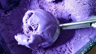 Homemade Ube Ice CreamNo Machine No Churn5 IngredientsBetter Than Store Bought [upl. by Assenna590]