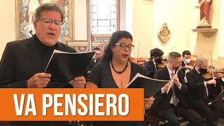 Va pensiero  Ópera Nabucco  Verdi Dueto com letra e tradução [upl. by Emily]