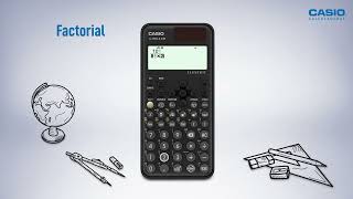 Classwiz fx991LA CW  Factorial [upl. by Iroak]