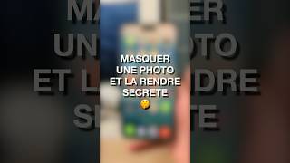 Astuce  cacher  masquer des photos sur iPhone shorts ios18 [upl. by Atnwahs]