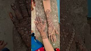 Simply bridal mehedi design  fullhandmehndi mehndi sorts [upl. by Rolyab]