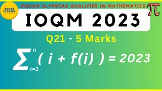 IOQM 2023 Q21  5 Marks  For any finite non empty set X of integers let maxX denote [upl. by Yorgos]