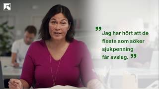 Försäkringskassan förklarar Får de flesta som söker sjukpenning avslag [upl. by Estevan263]