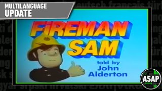 Fireman Sam 1987 Theme Song  Multilanguage UPDATE [upl. by Neirda931]