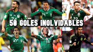 50 Goles Inolvidables de Selección Mexicana [upl. by Nosloc]