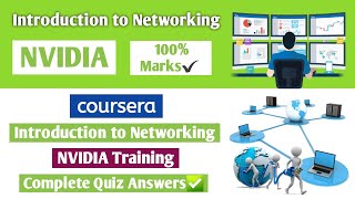 Introduction to Networking  Coursera  NVIDIA  Module 1 to 2  Networking  Complete Quiz Answers [upl. by Aleekahs]