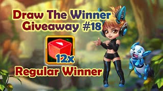 Draw The Winner For The Giveaway 18  Regular Winners [upl. by Tuck]