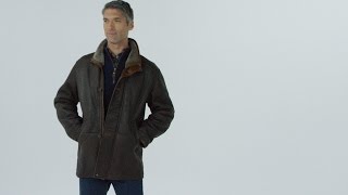 ORVIS  Worlds Finest Shearling amp Leather Coat [upl. by Moreville743]