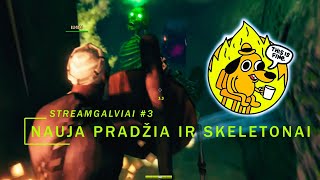 Vikingų gyvenimas  bandom apvogt skeletus  STREAMGALVIAI 3 [upl. by Karney]