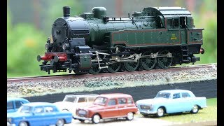 Reseau HO  Locomotives et rames diverses en circulation [upl. by Ellon563]