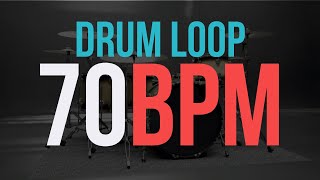 70 BPM RELAX INDIE ROCK DRUM LOOP  DRUM LOOPS for PRACTICE [upl. by Regan]