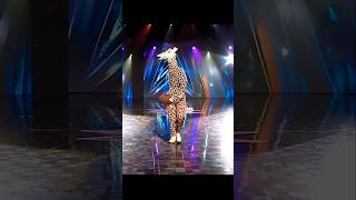 【OMG】Man transforms into a Giraffe on AGTAmericas got talent gottalent ghibli spiritedaway [upl. by Aelat]