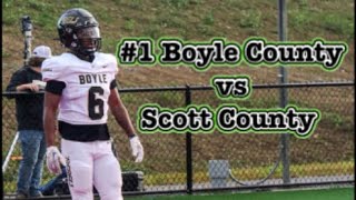 1 Boyle County vs Scott County Kentucky High School Football Full Game Highlights [upl. by Ellecrad19]