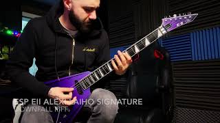 ESP E II Alexi Laiho  Downfall riff [upl. by Llerrat]