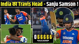 IND VS BAN Sanju Samson smashes 40ball hundred 2nd fastest by an Indian in T20Is [upl. by Harhay507]