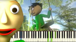 Baldis Basics Song  Every Door  Piano Cover  Tutorial  CG5 feat Caleb Hyles [upl. by Ahsiruam249]