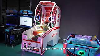 EPARK Football League Indoor Amusement Machine Coin Operated Game Machine Kids Sport Game Machine [upl. by Nylorak]