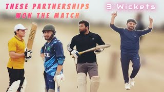 Three Wicket in Two Overs by Ali haider Leg spinner Brilliant Partnerships Won the Match Gopro 9 [upl. by Latsyc626]