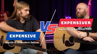 Martin D18 Authentic 1937 VTS vs D18 Modern Deluxe  The Best You Can Get [upl. by Corbie]