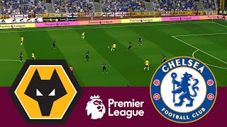 Wolves 2 vs 1 Chelsea  Video Game Simulation pes 2021 [upl. by Saidel315]