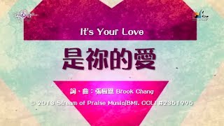 【是祢的愛 Its Your Love】官方歌詞版MV Official Lyrics MV  讚美之泉敬拜讚美 18 [upl. by Lien]