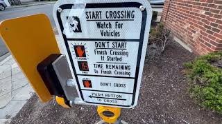 Polara iNS Crosswalk Buttons at Oak Park Ave and Roosevelt Rd [upl. by Leuqim]