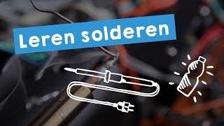 Leren solderen  Onmisbare Tools voor Makers  Missie 2 [upl. by Lockwood765]