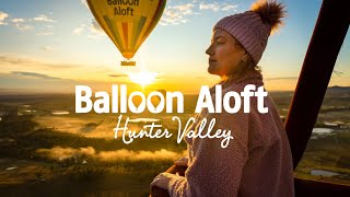 Hot Air Balloon Rides over the Hunter Valley with Balloon Aloft [upl. by Valenka310]