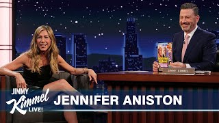 Jennifer Aniston Addresses the Many Rumors About Her amp She Brings Out Her Dog Clyde [upl. by Notsur]