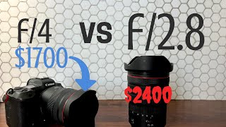 Canon 1535mm f28 vs f4 Is it worth the Money [upl. by Oys146]