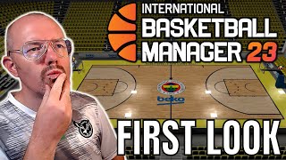 First Look at International Basketball Manager 2023  IBM23 Gameplay [upl. by Gav]