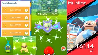 Psychic Spectacular event amp new debut Shiny  Pokemon GO [upl. by Attekram]