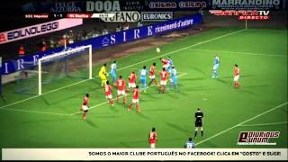 Golos  Nápoles  Benfica  Particular de preparação 20132014 [upl. by Atekehs]