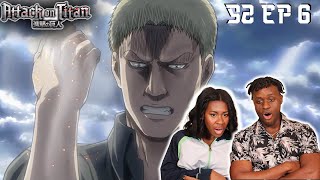 The Betrayal  Attack on Titan 2x6 Reaction quotWarriorquot [upl. by Annawd]