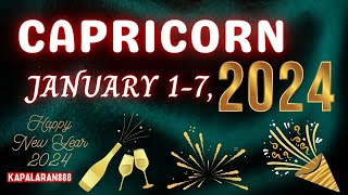 BLESSING OF PEACEFUL AGING amp SATISFACTION ♑️ CAPRICORN JANUARY 17 2024 WEEKLY TAGALOGKAPALARAN888 [upl. by Allecsirp]