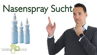 Süchtig nach Nasenspray  Wie man die Abhängigkeit bekämpfen kann  Gerne Gesund [upl. by Codie]