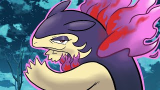 HISUIAN TYPHLOSION DESTROYS STALL Pokemon Scarlet and Violet [upl. by Ipoillak]