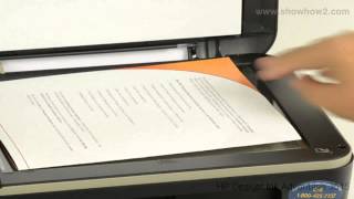 HP Deskjet Ink Advantage 3515  Scan Document From Control Panel  Preview [upl. by Neelyaj]