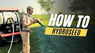 How to Hydroseed with the HydroHog [upl. by Early48]