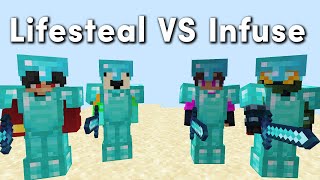 Lifesteal SMP VS Infuse SMP [upl. by Merrie]