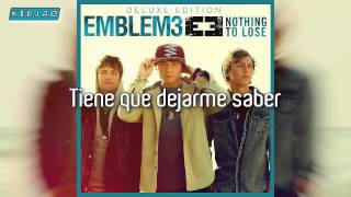 03  Emblem3  XO Traducida Español [upl. by Einnep]