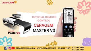 Tutorial Remote Control CERAGEM MASTER V3 [upl. by Nebeur]