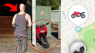 Catching a Motorbike Thief with a 50 AirTag [upl. by Noicnecsa]