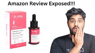 Dr Alies  Professional 15 Vitamin C Face Serum Side Effects and Amazon Reviews Explained [upl. by Lukas]