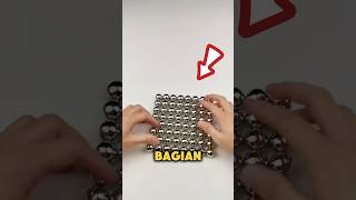 pria ini membuat kubus rubik dari magnet kuat😱 [upl. by Latonia]