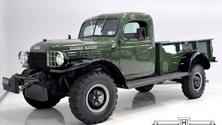 113075 1947 Dodge Power Wagon WDX SOLD [upl. by Udelle62]