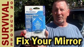 How To Repair a Rear View Mirror On Most Vehicles [upl. by Elfrieda735]